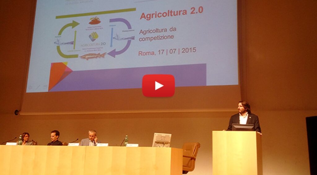 Fotografia di Davide Balbi alla presentazione Agricoltura2.0.